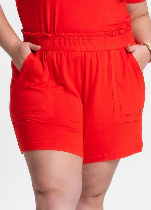 Secret Glam - Conjunto Blusa e Short Viscotorcion Laranja 4