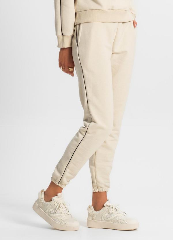 Rovitex - Conjunto Blusão com Calça Feminino Rovitex Bege 5