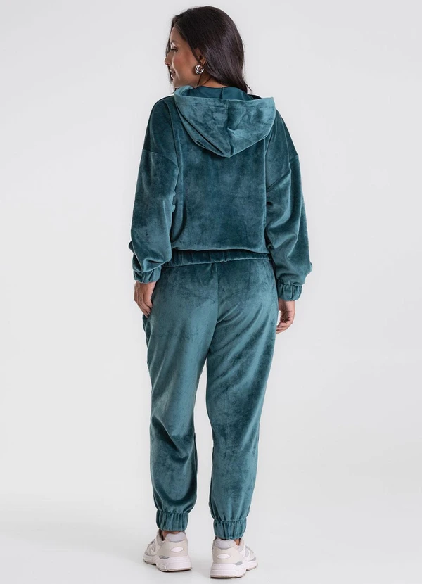Endless - Conjunto Blusão com Calça Plush Verde 2