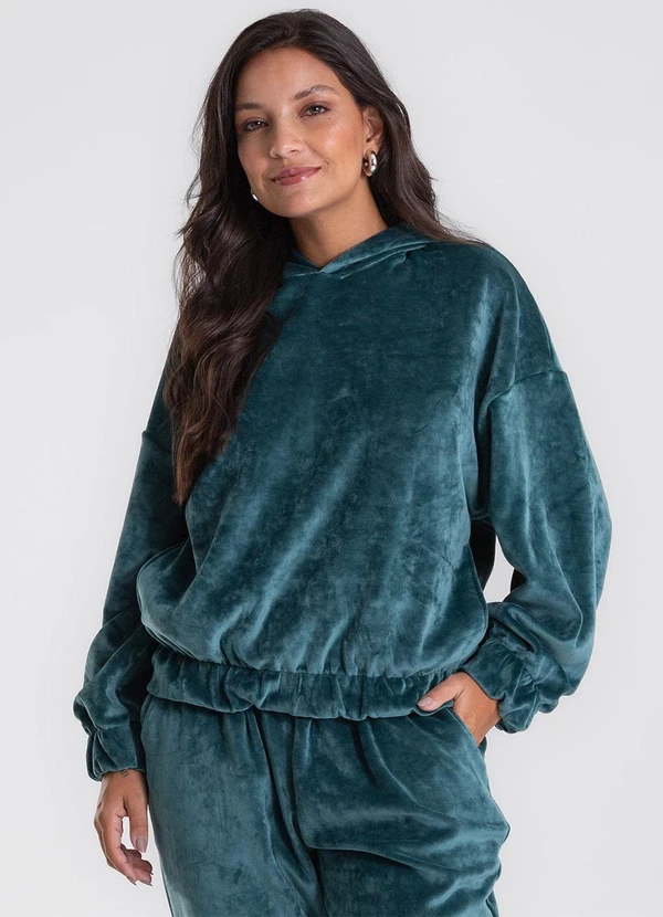 Endless - Conjunto Blusão com Calça Plush Verde 4