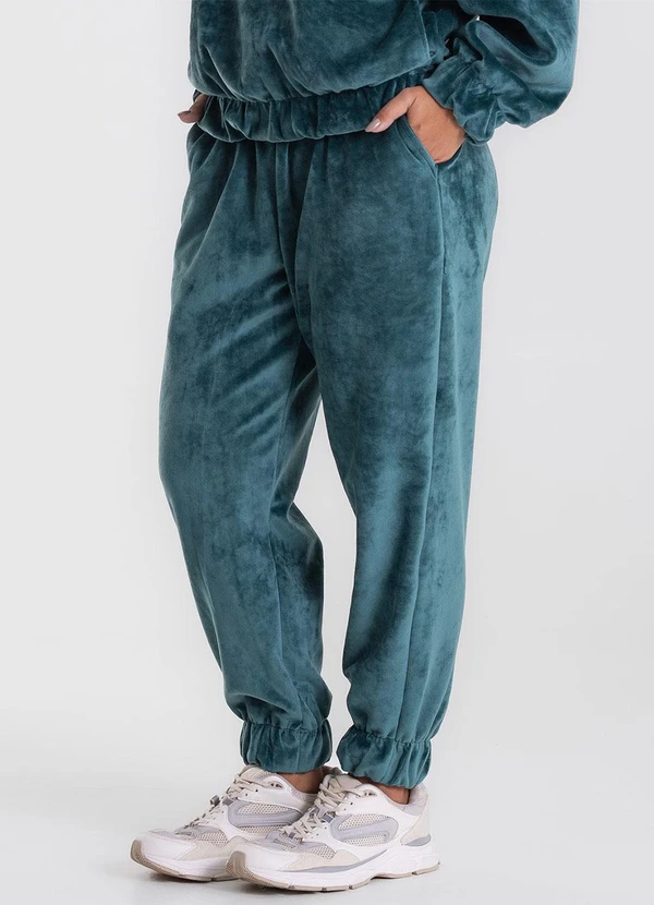 Endless - Conjunto Blusão com Calça Plush Verde 5