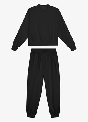 Endless - Conjunto Blusão com Calça Preto - ENDLESS