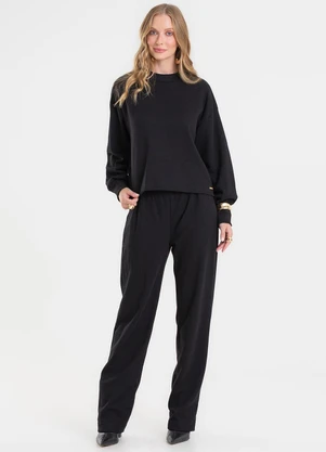 Rovitex - Conjunto Blusão com Calça Preto - ROVITEX