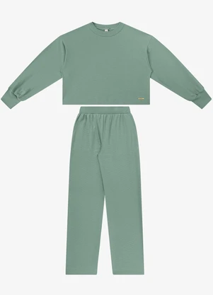 Rovitex - Conjunto Blusão com Calça Verde - ROVITEX