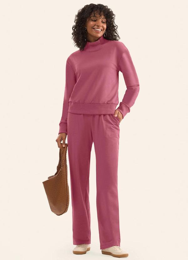 Rovitex - Conjunto Blusão com Calça Vermelho