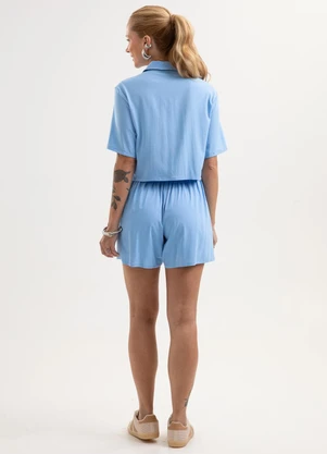 Cativa - Conjunto Camisa e Short em Viscose com Elastano A - CATIVA