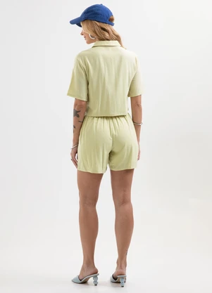 Cativa - Conjunto Camisa e Short em Viscose com Elastano V - CATIVA