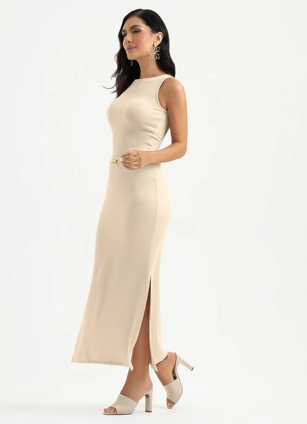 Cativa - Conjunto Canelado Bege