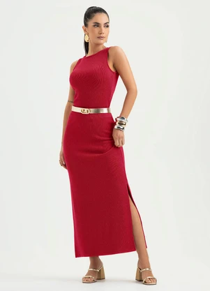 Cativa - Conjunto Canelado Vermelho - CATIVA