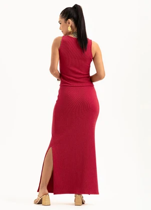 Cativa - Conjunto Canelado Vermelho - CATIVA