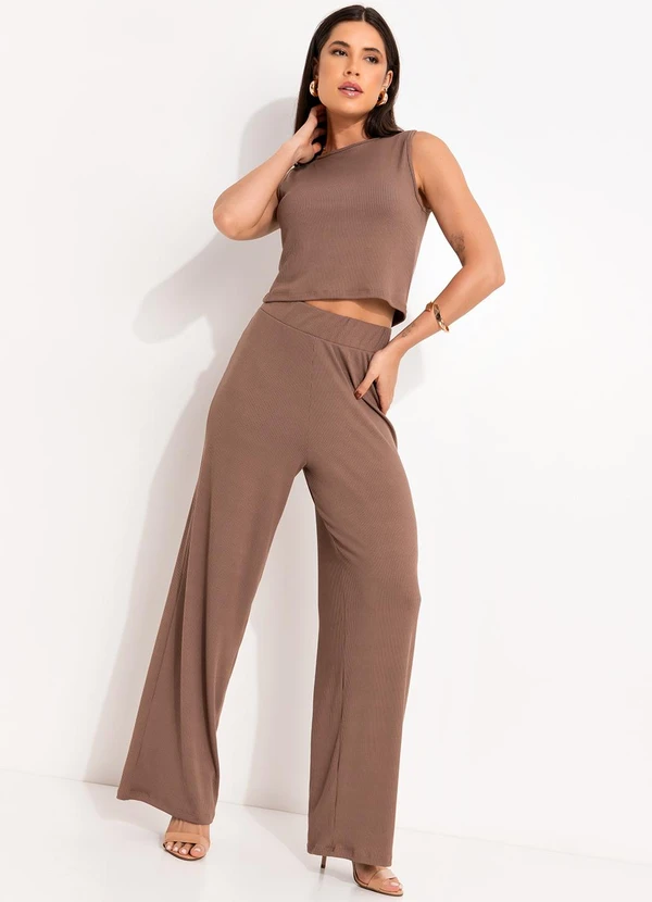 Bimini - Conjunto Caramelo em Canelado 3