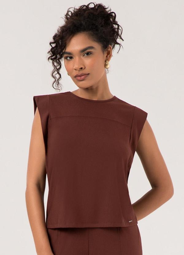 Lunender - Conjunto com Blusa D e Calça Marrom 3