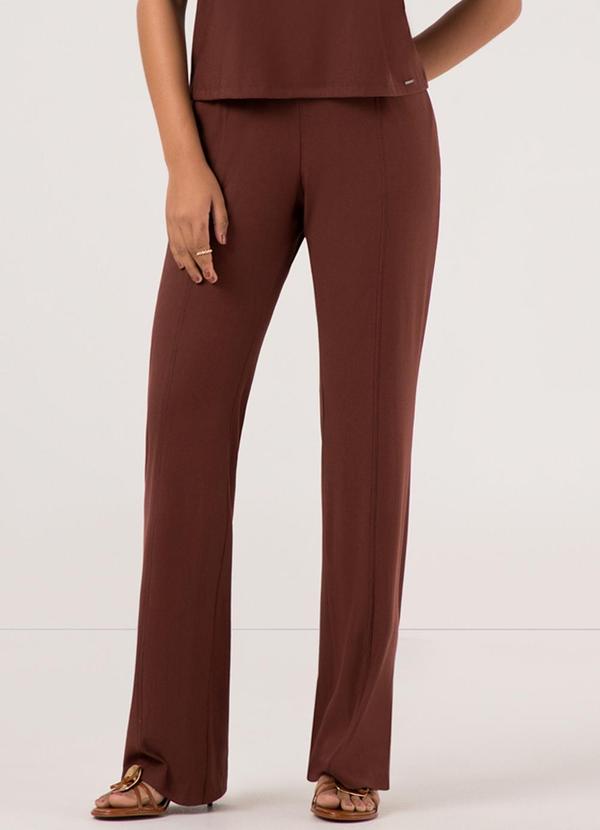 Lunender - Conjunto com Blusa D e Calça Marrom 4