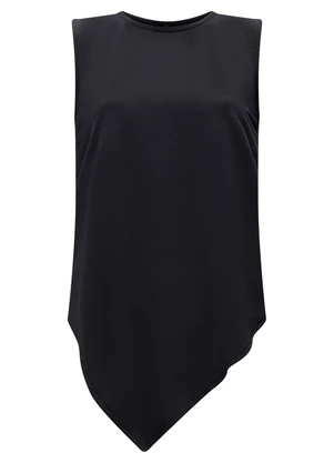 Lunender - Conjunto com Calça e Blusa Assimétrica Preto - LUNENDER