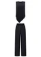 Lunender - Conjunto com Calça e Blusa Assimétrica Preto - variação: Preto