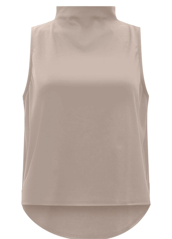 Lunender - Conjunto com Calça e Blusa sem Mangas Cinza