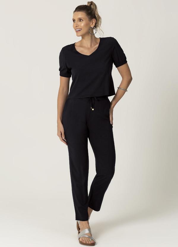 Habana - Conjunto Comfort Monocromático Preto