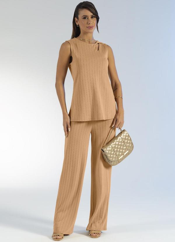 Gris - Conjunto Comfort Regata e Pantalona Cinza