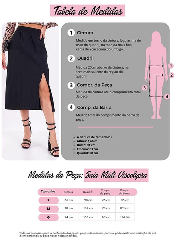 Amo Brand - Conjunto Cropped e Saia de Viscolycra Preto 4