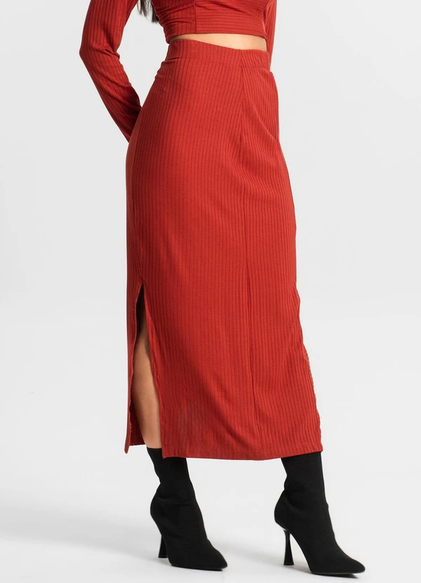 Endless - Conjunto de Blusa com Saia Vermelho 5