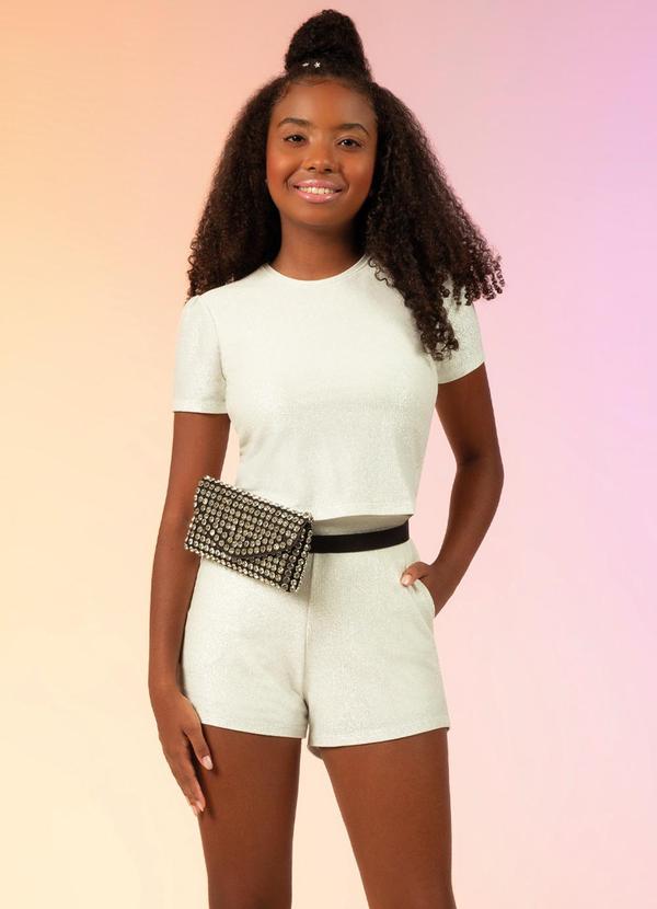 Bjoe - Conjunto de Brilho para Meninas Prata