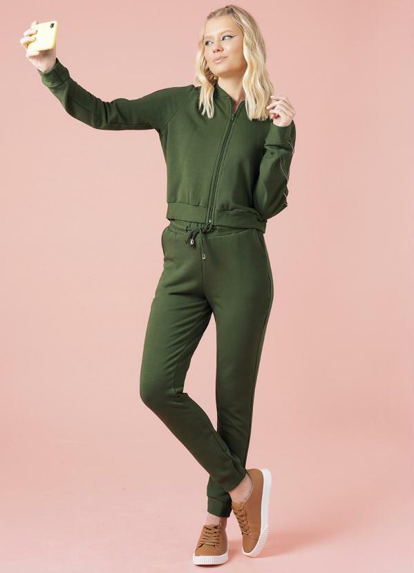 Bjoe - Conjunto de Molecotton Feminino Verde