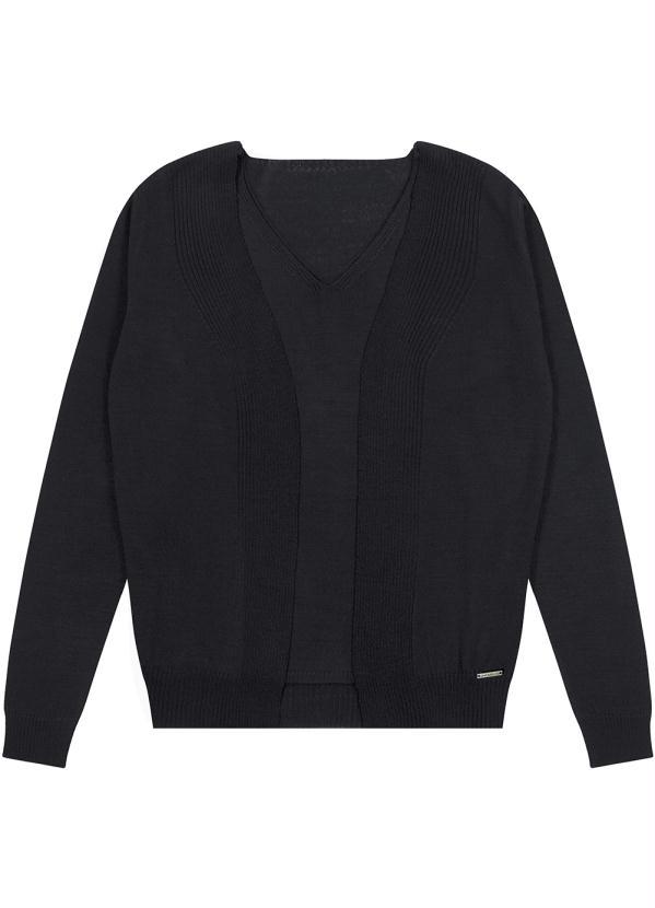 Cativa - Conjunto de Tricô Preto