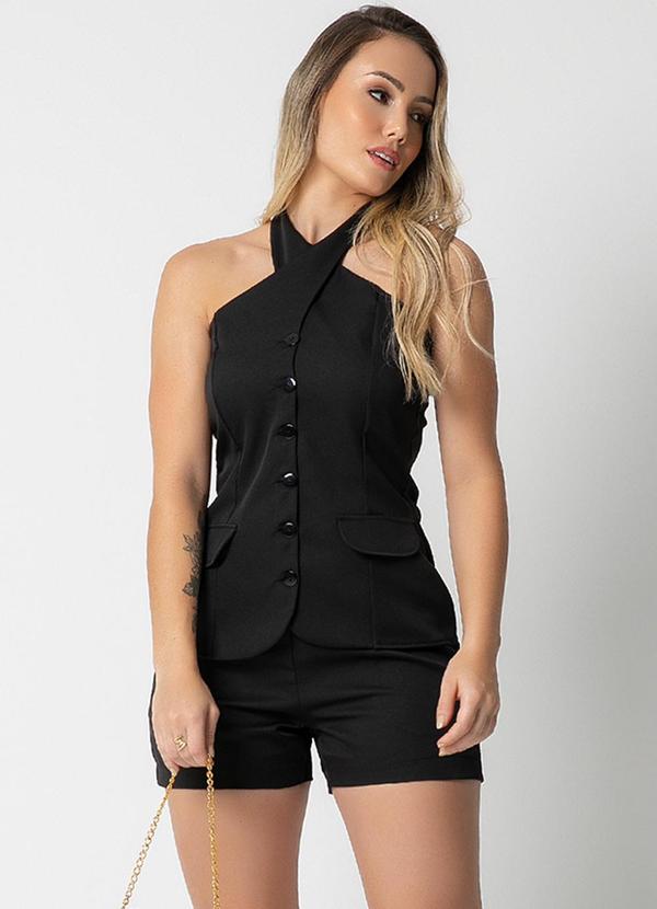 Habana - Conjunto em Alfaiataria Estiloso Preto