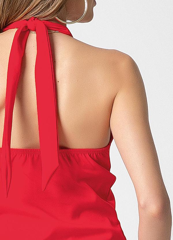 Habana - Conjunto em Alfaiataria Estiloso Vermelho 4