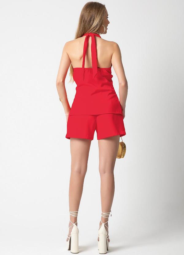 Habana - Conjunto em Alfaiataria Estiloso Vermelho 7