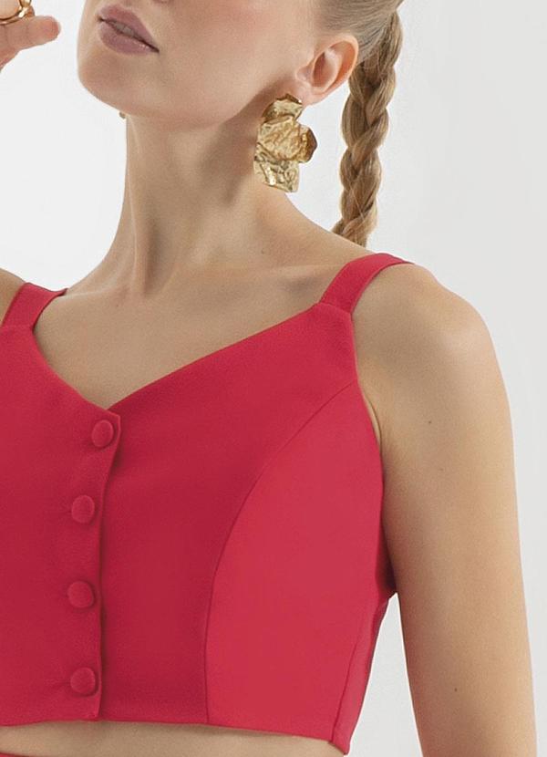 Cativa - Conjunto em Alfaiataria Moderno Vermelho 2