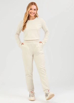 Cativa - Conjunto em Algodão Bege - CATIVA