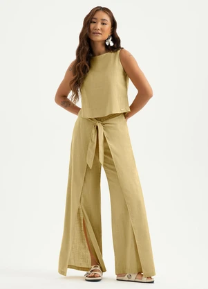 Cativa - Conjunto em Algodão Caramelo - CATIVA