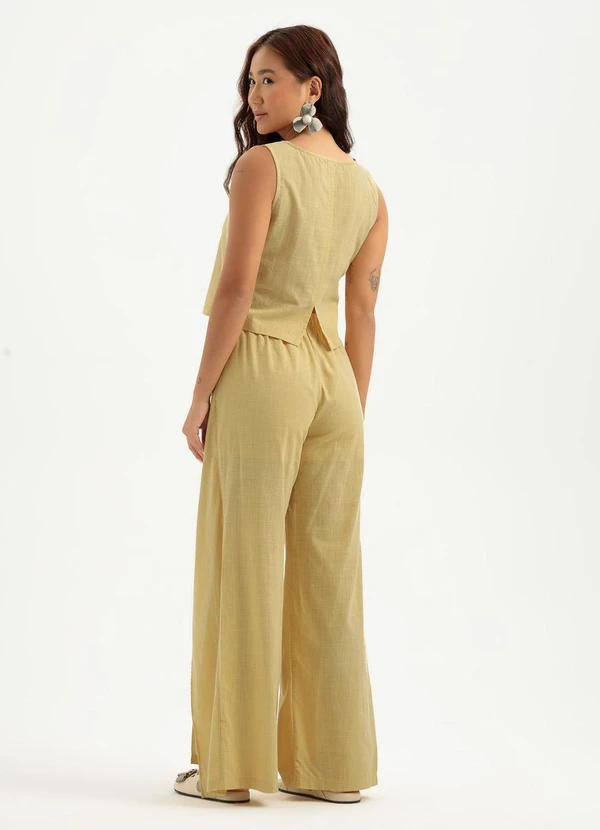 Cativa - Conjunto em Algodão Caramelo 2