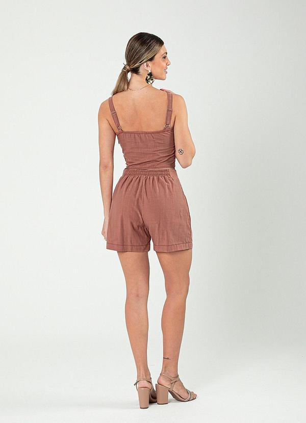 Cativa - Conjunto em Algodão Marrom 2