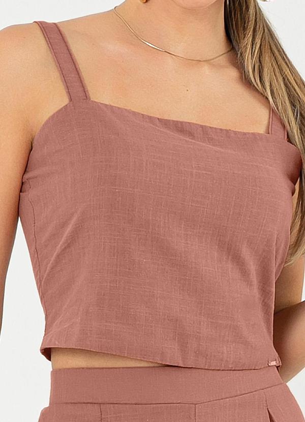 Cativa - Conjunto em Algodão Marrom 3