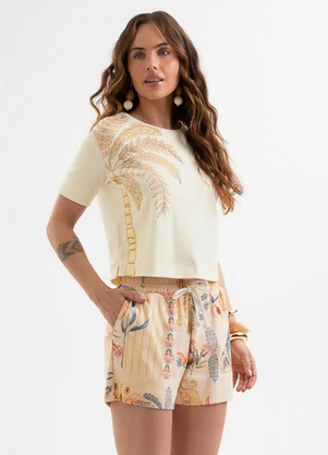 Cativa - Conjunto em Algodão Off-White - CATIVA
