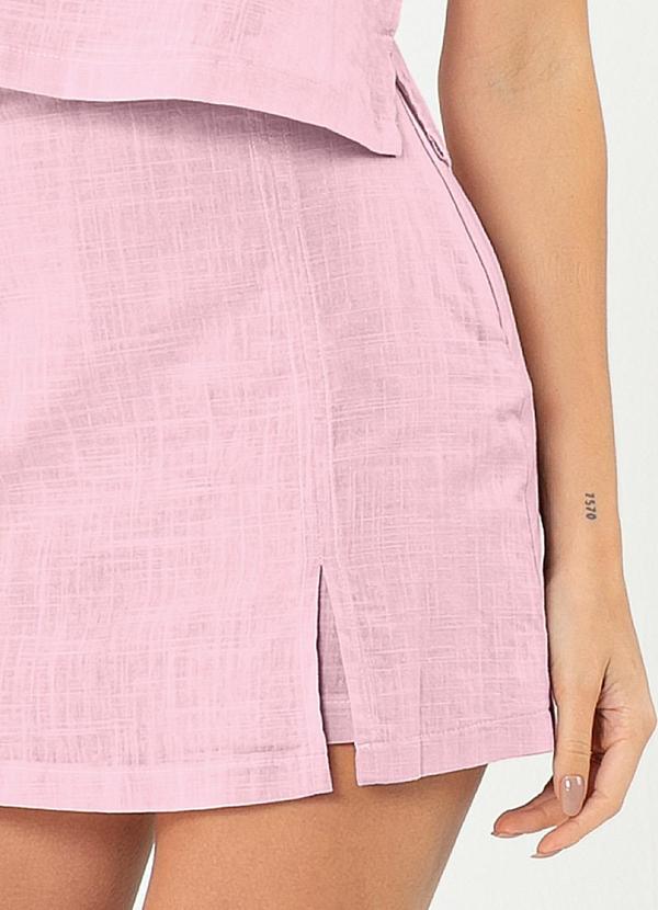 Cativa - Conjunto em Algodão Rosa Claro 3