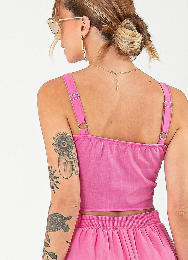 Cativa - Conjunto em Algodão Rosa 4