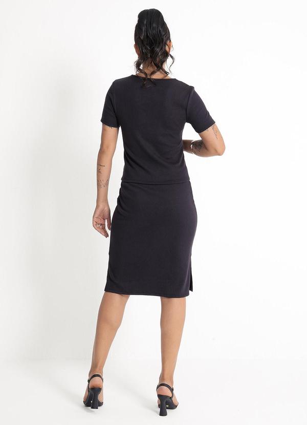 Habana - Conjunto em Canelado Preto 2