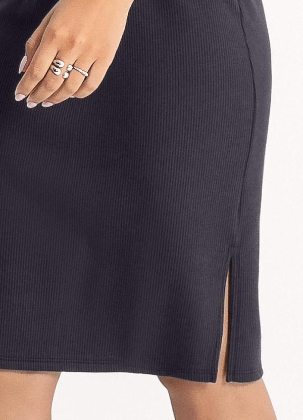 Habana - Conjunto em Canelado Preto 3