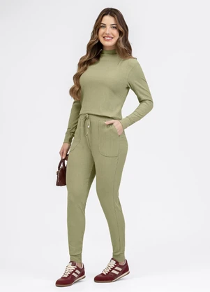 Habana - Conjunto em Canelado Verde - HABANA