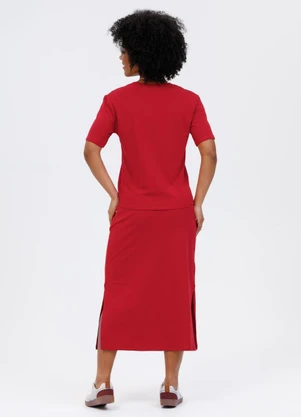 Habana - Conjunto em Cotton Vermelho - HABANA