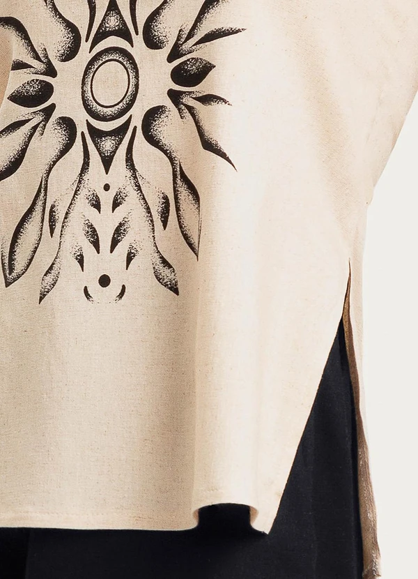 Gris - Conjunto em Linho Bege 3