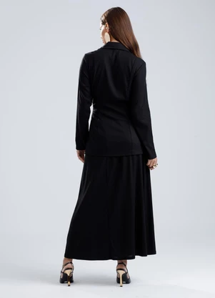 Gris - Conjunto em Linho  Preto - GRIS