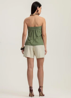 Gris - Conjunto em Linho Verde - GRIS