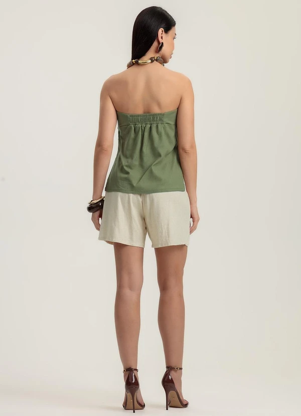 Gris - Conjunto em Linho Verde 2