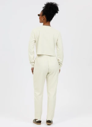 Habana - Conjunto em Malha Texturizada  Off White - HABANA