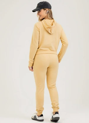 Cativa - Conjunto em Molecotton  Amarelo Claro - CATIVA