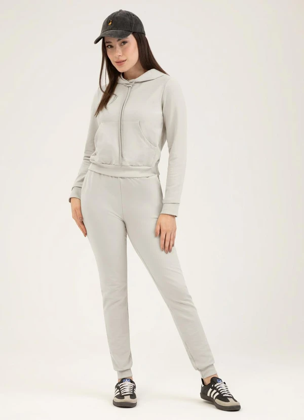 Cativa - Conjunto em Molecotton Cinza